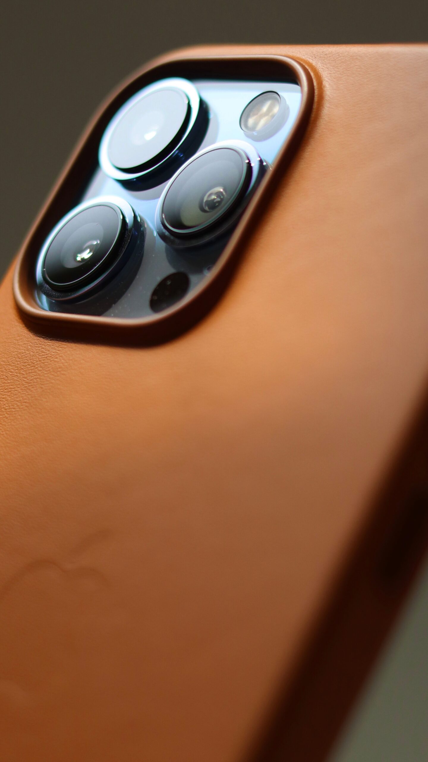 Hand-tooled Leather Phone Sleeve