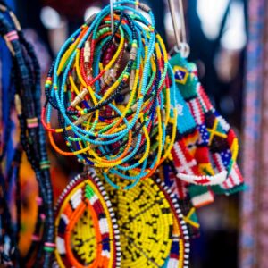 Beaded Phone Strap (West African)