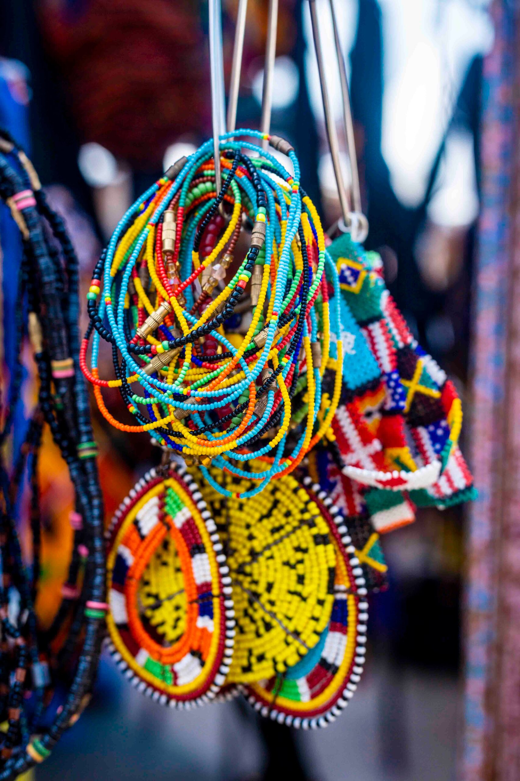 Beaded Phone Strap (West African)